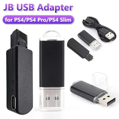 One-Key JB Tool Mod Kit USB Dongle with Type-C Cable Kit Game Accessories for PS4/PS4 Pro/PS4 Slim