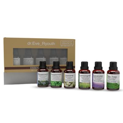 ƒtherisches ÷l Set ( 6 Flaschen Box)