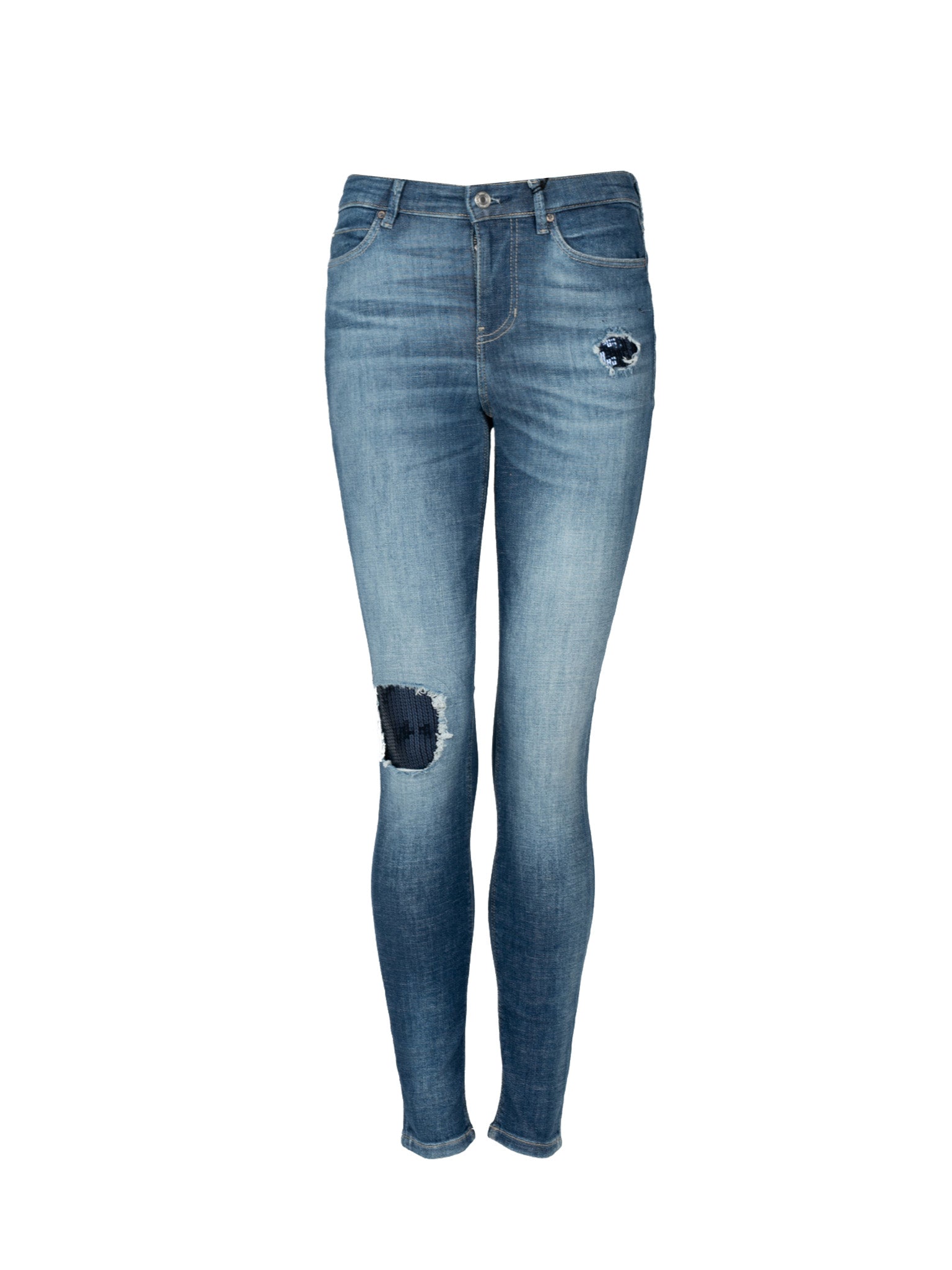 Guess Jeans Skinny Damen blau 28 (Größe)