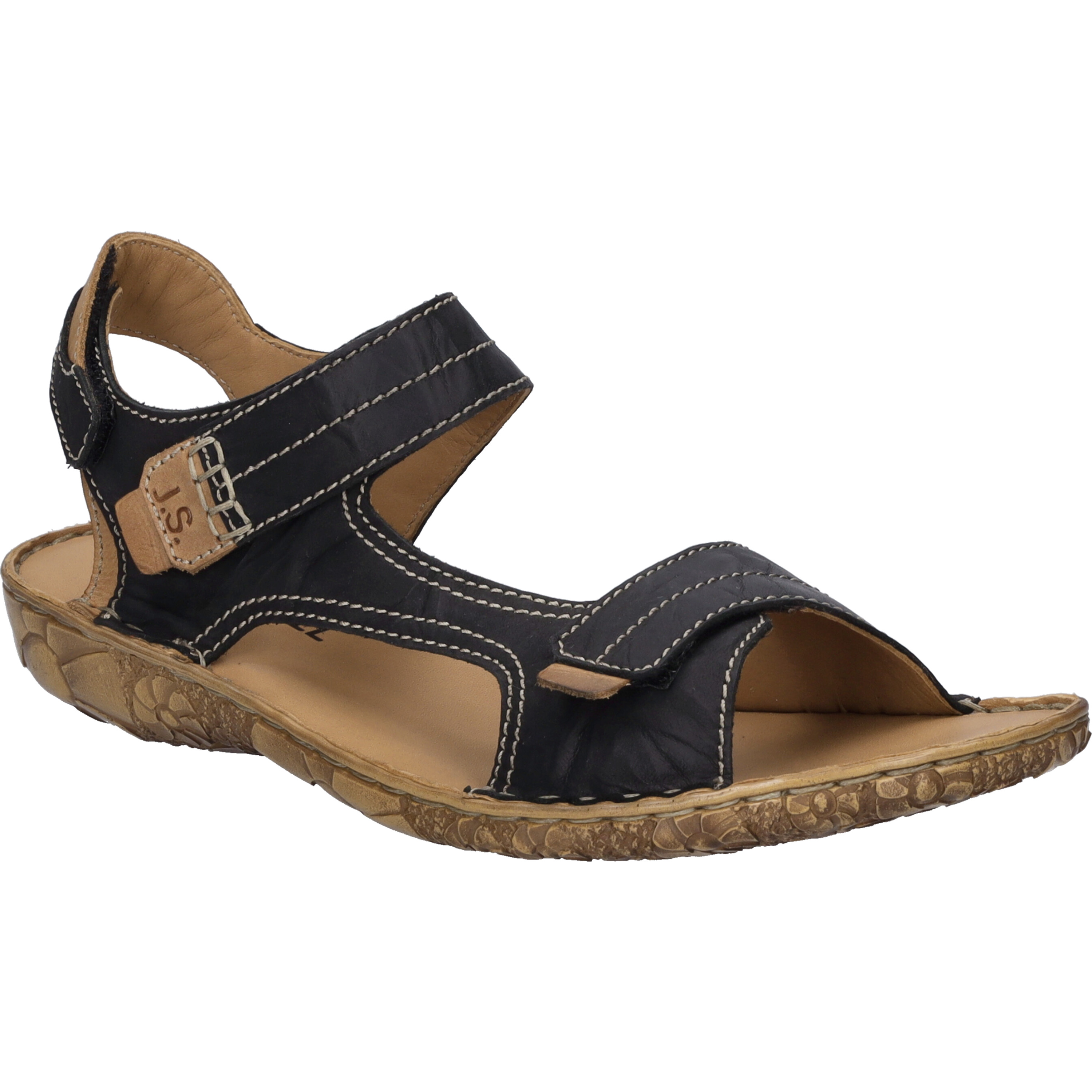 JOSEF SEIBEL Rosalie 56 | Sandale für Damen | Schwarz Rosalie 56, schwarz-kombi Image