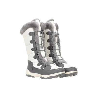 Mountain Warehouse Damen/Damen Snowflake Extreme Lange Schneestiefel (Weiß) Image