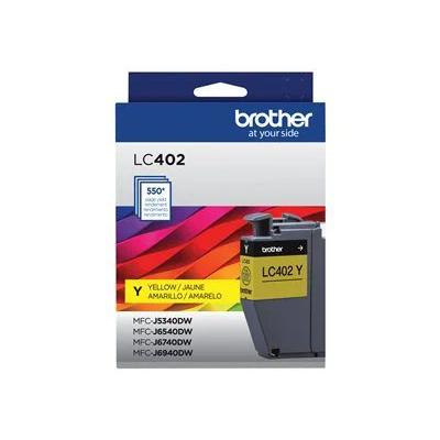 Brother LC402YS Standard Yield Ink Cartridge For Use With J6540DW, J6940DW - Yellow