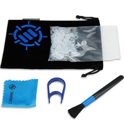 ENHANCE Mechanical Keyboard Mod Kit with 140 Clear O-Rings and Silicone Sound Dampeners for Cherry MX, TTC, Kaihua