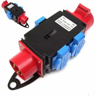 Apex - Stromverteiler 55472 Baustromverteiler 1x400V 3x230V 16A Kraftstrom Adapter Image