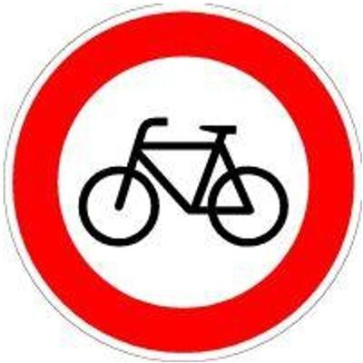Sonstige - Verkehrszeichen 254 Ronde 600 mm, Verbot für Radfahrer, RAL-Gütezeichen Folie RA1 Image