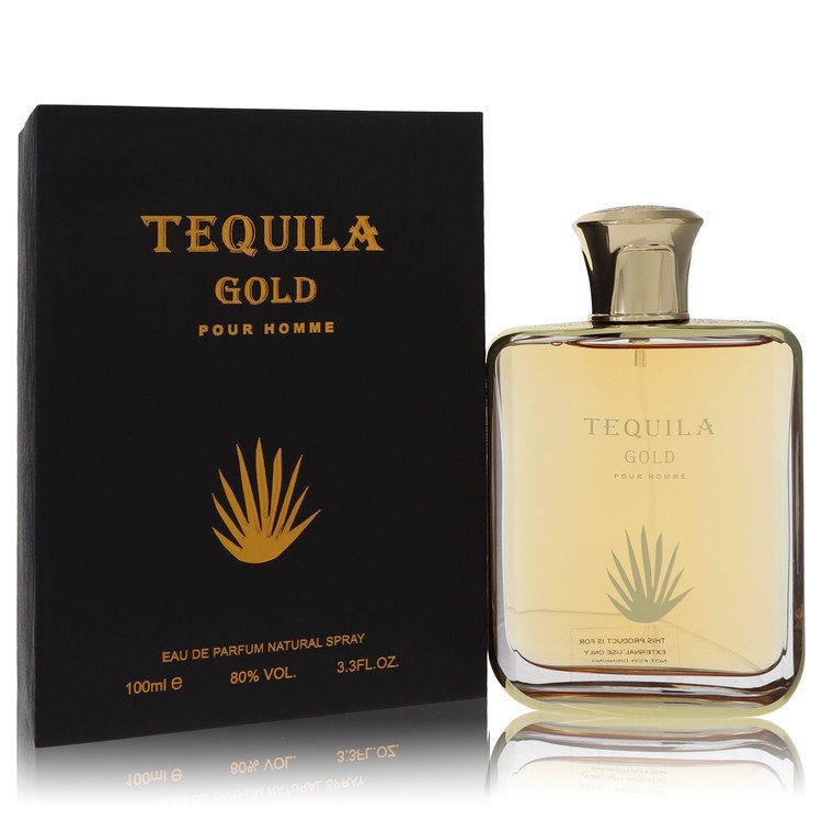 Tequila Pour Homme Gold For Men By Tequila Perfumes Eau De Parfum Spray 3.3 Oz