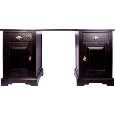 Schreibtisch SIT, braun (dunkelbraun), B:150cm H:75cm T:68cm, Tische Image