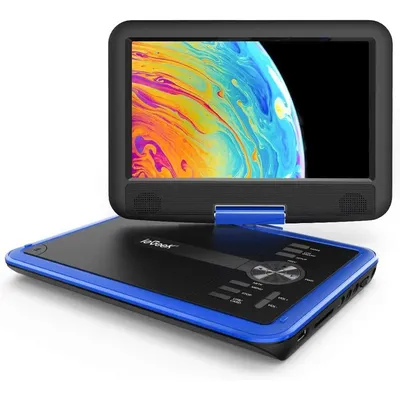 ieGeek 11.5" Portable DVD Player with SD Card/USB Port, 5 Hour Rechargeable Battery, 9.5"