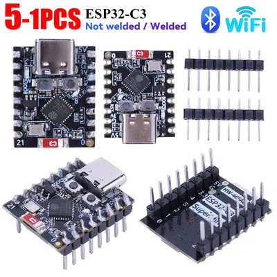 1-5PCS/ESP32 C3 Development Board Modules Mini Wifi BT Bluetooth Module Processor RISC-V ESP32-C3