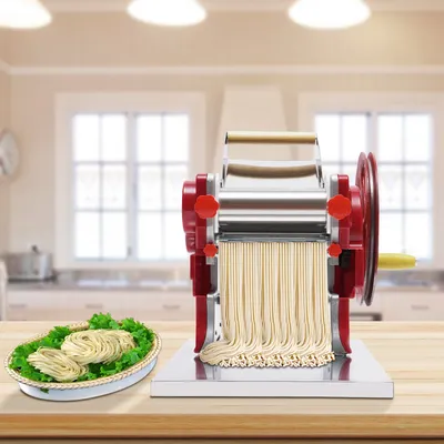 Commercial Pasta Roller Machine, Manual Hand Pasta Noodle Maker Pasta Dumpling Skins Maker Machine