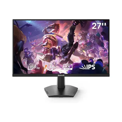 Redragon 27" 144hz/165HZ Flat Gaming Monitor, QHD 2K (2560X1440) IPS Frameless Computer Monitor