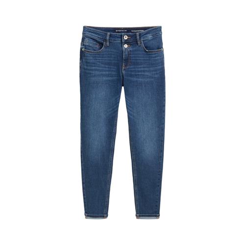 TOM TAILOR Damen Boyfriend Jeans, blau, Uni, Gr. 30/32