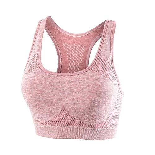 Damen BH-Oberteil Unterwäsche BH-Top Bequem Atmungsaktiv Stoßfest Herausnehmbare Polsterung Drahtlos Einfach Sport Sportkleidung Schwarz Gelb Yoga Fitness Leger