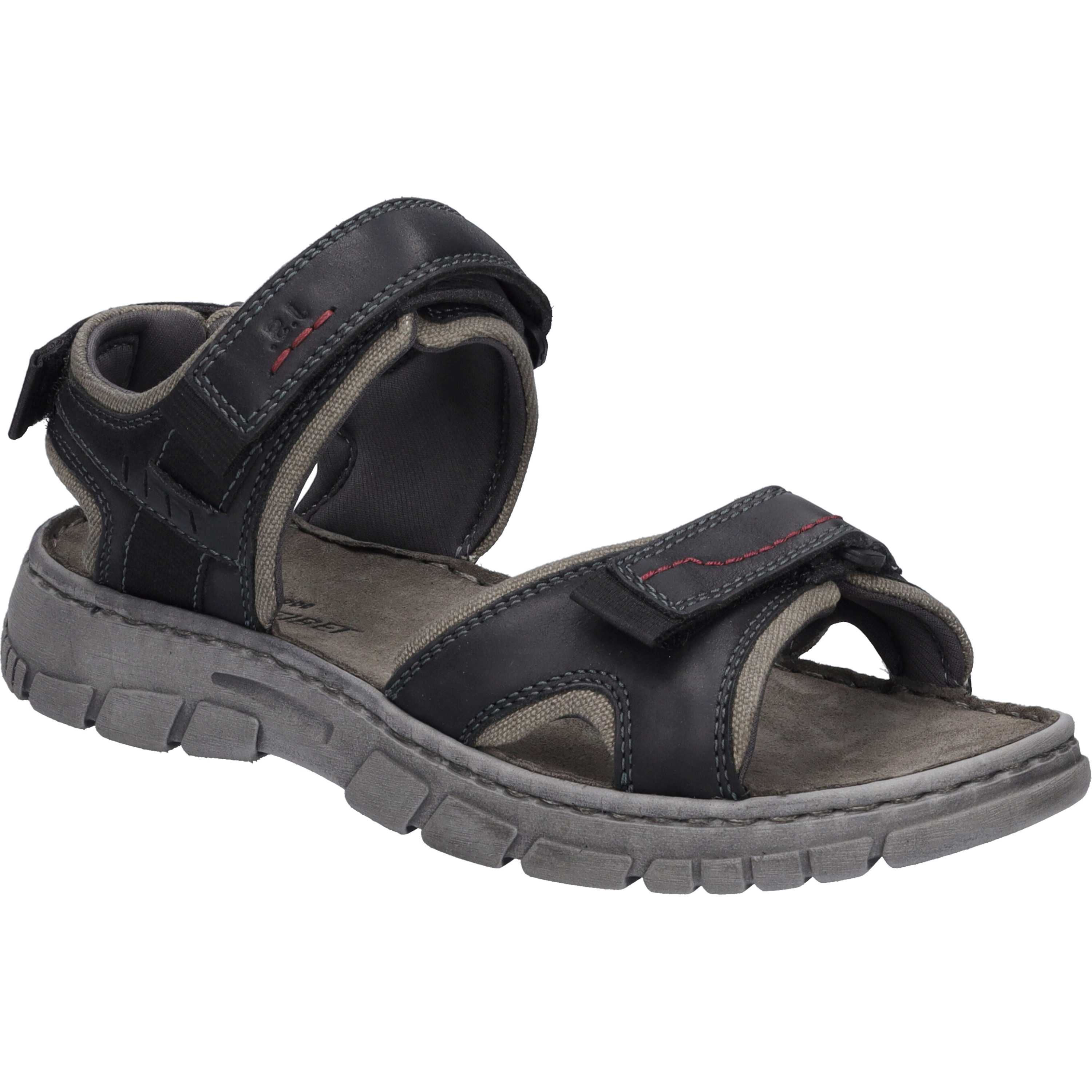 JOSEF SEIBEL Brendan 03 | Sandale für Herren | Schwarz Brendan 03, schwarz-kombi