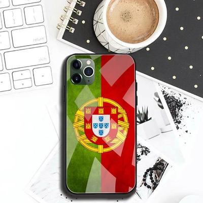 Portugal Flag Mobile Tpu Glass Case Cover For Iphone 6 6S Plus 7 Plus 8 Plus X Xr Xs Max 11 12 Pro Max For Samsung Galaxy S8 S9 Plus S10 Plus S10Lite S20 S21 Plus Ultra Note 8 9 10 Note20 For Huawei P20 P30 P40 Mate 20 30 40 Honor Mate Nova Xiaomi11...