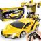 Transform Remote Control Car - Rc Cars, One-Button Transforming, 360Â° Rotation Drifting, 2.4Ghz 1:18 Scale, Gift Kids Aged 4-6 Year Old Boys/Girls