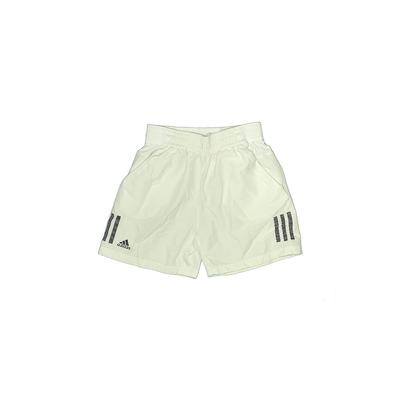 Adidas Athletic Shorts: Ivory Solid Activewear - Women's Size Medium