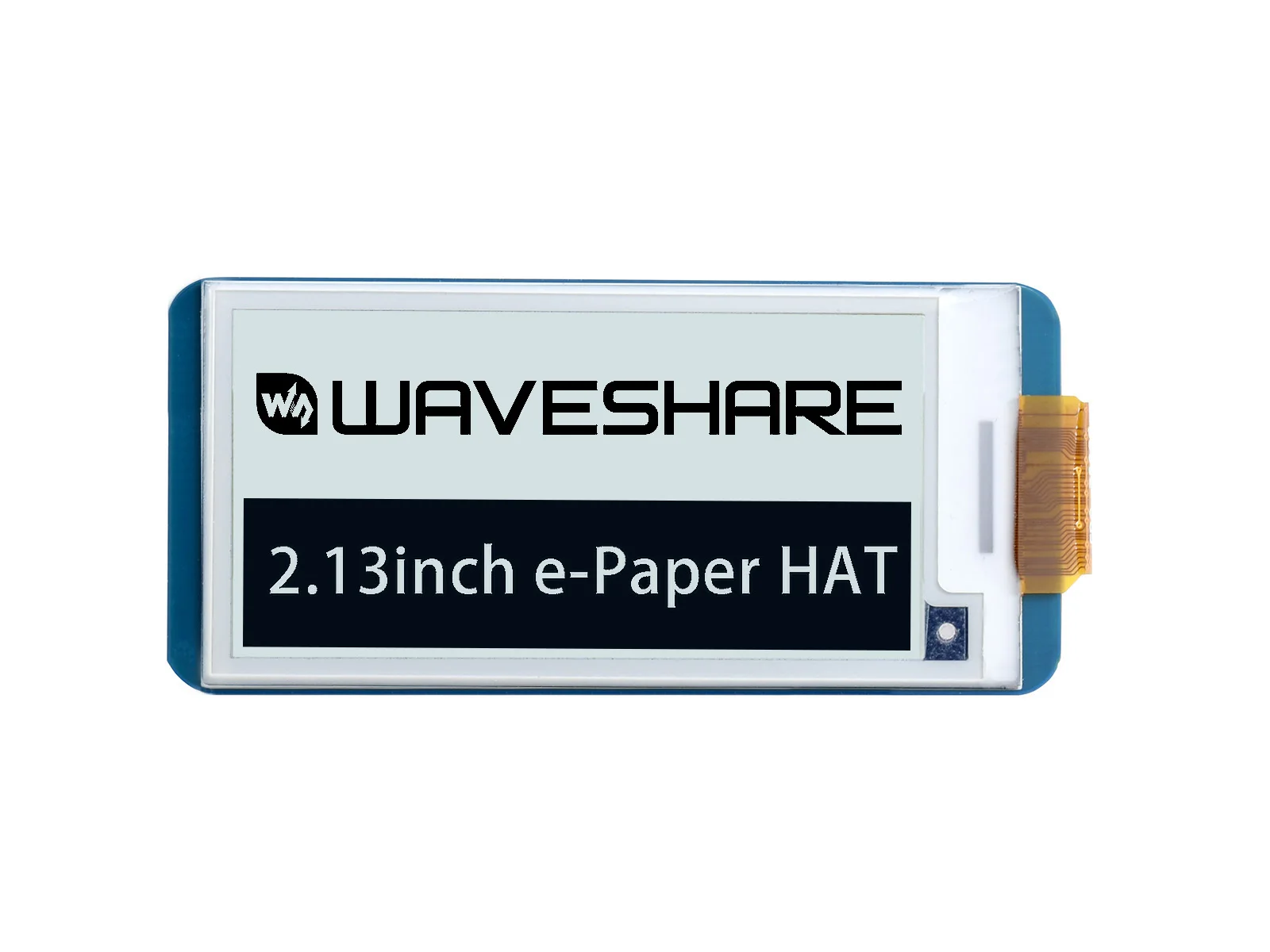 Waves hare v4 2,13 Zoll E-Ink Display Hut 250 × 122 Pixel schwarz weiß zweifarbig E-Paper Modul Epaper Bildschirm für Himbeer Pi Pico Image