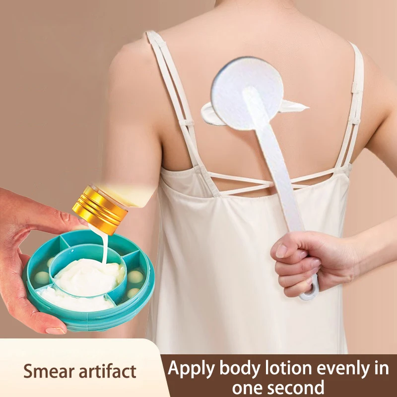 1pc Lotion Öl Creme Applikator Körper Bein Zurück Bad Pinsel Peeling Massage Dusche Reiben Pinsel Bad Liefert Werkzeuge Image