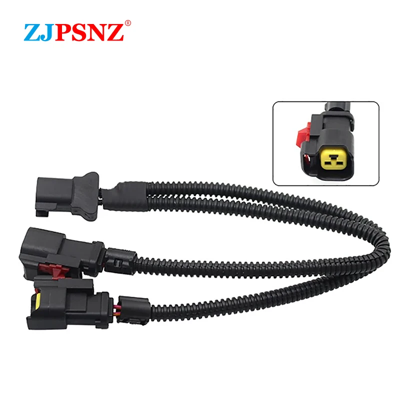 Auto Horn Lautsprecher Adapter Zopf Buchse Zwei Spezielle Linie Strahl Horn Kabelbaum Weiblich Männlich Stecker Schnecke Horn Buchse Umwandlung Image
