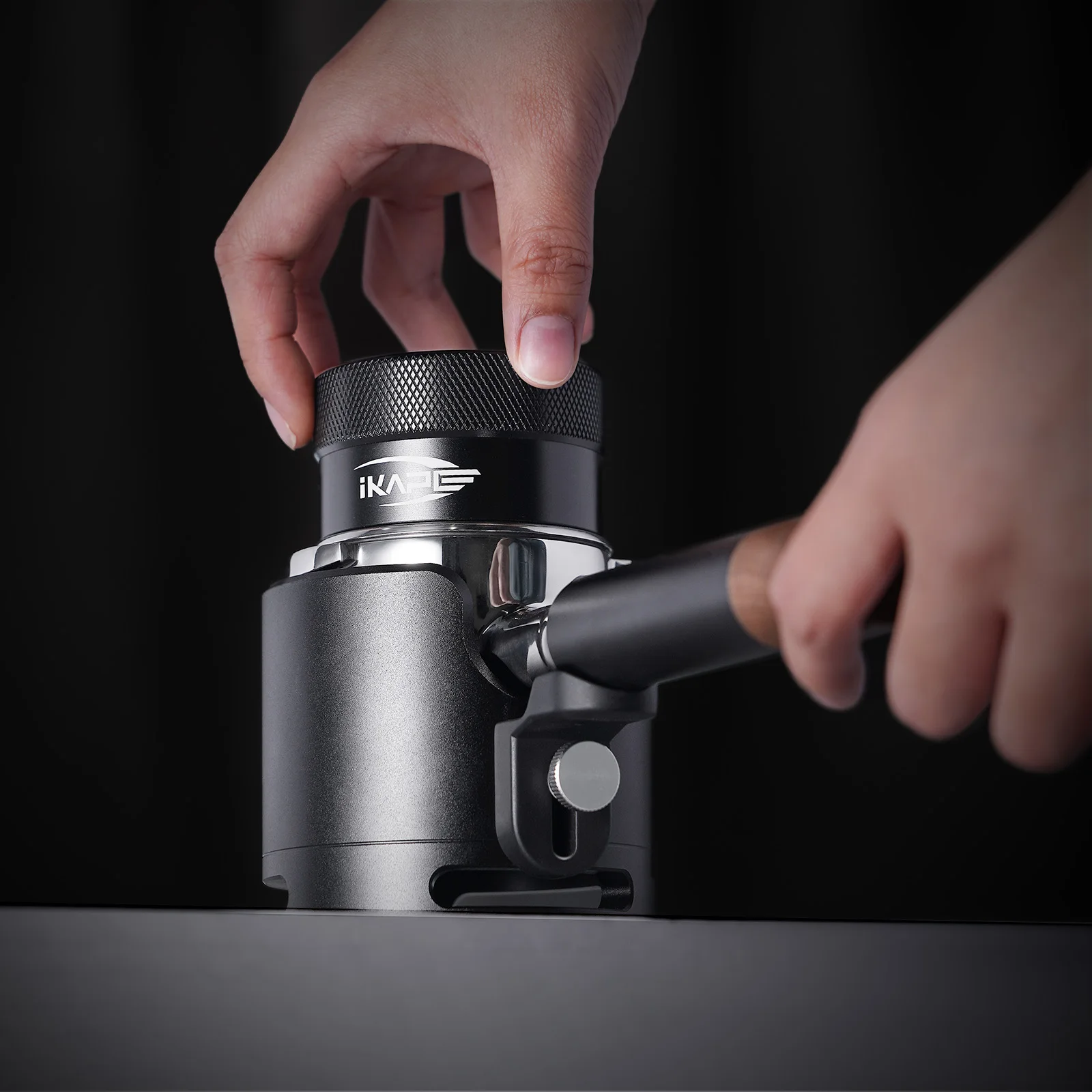 IKAPE Espresso-Siebträgerhalter ohne Boden, Upgrade für Kaffeeliebhaber – langlebig und zuverlässig, passend für 51 mm/54 mm/58 mm