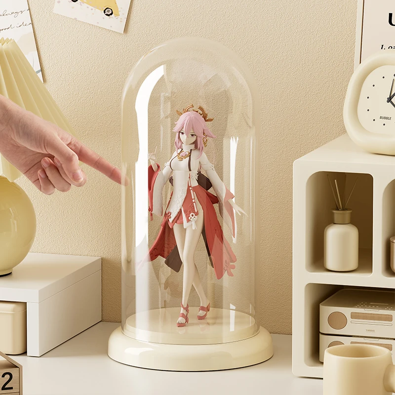 UFORU Blind Box Vitrine, Transparenter Puppen-Aufbewahrungsschrank, Dekorations-Präsentationsregal Sammler-Aufbewahrungsbox
