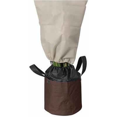 Frostschutz-Sack l 40 x 35 cm mit eingenähter Isolierfolie, braun - Noor