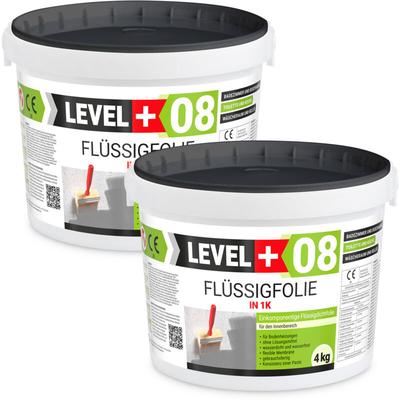 Level+ Flüssigfolie Badabdichtung 1K Dichtfolie L+08 - 8KG Image