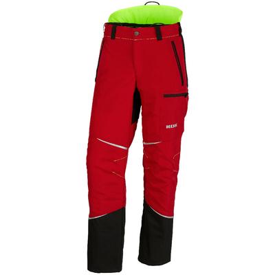 KOX - Schnittschutzhose Mistral 3.0 Rot/Gelb Gr. 25 untersetzt