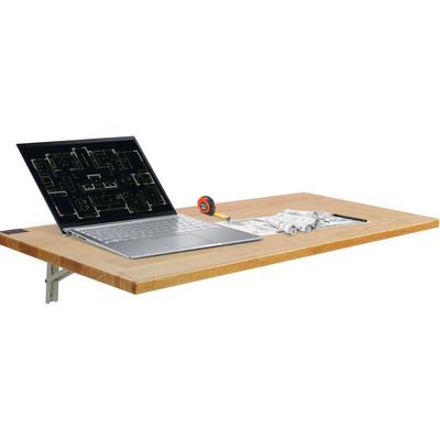 Vevor - Wandklapptisch, 120 x 50 cm Wandklapptisch, schwebender Schreibtisch aus Holz mit Image