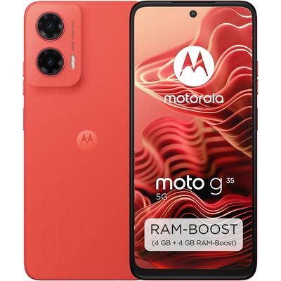 MOTOROLA Smartphone "moto g35 5G", rot (guava rot), 128 GB, Mobiltelefone Image