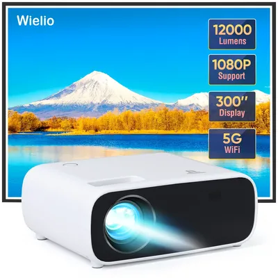 Ultimate Home Theater Projector-Native1080P,5GWIFI wireless connection,Compatible with HDTV,