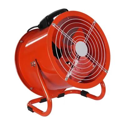 110V Portable Axial Blower Exhaust Fan 520W 60Hz Dehumidification And Odor Removal Exhaust Fan