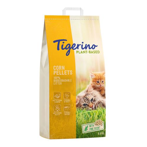 2x 14l Tigerino Plant-Based Mais Katzenstreu - Pinienduft