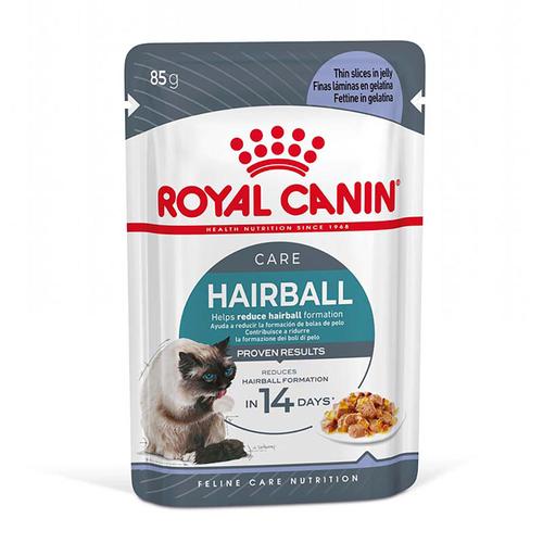 Sparpaket: 24x85g Royal Canin FCN Hairball Care in Gelee Katzenfutter nass