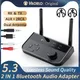 Multipoint Bluetooth 5.3 trasmettitore Audio ricevitore 3.5mm AUX 2 RCA Stereo Music adattatore