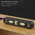 Retro Bluetooth Soundbar altoparlante Stereo Wireless portatile Home Audio TF Card U Disk Radio FM riproduzione HIFI Duel Horn Soundbox