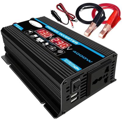 Memkey - 4000 w Wechselrichter 12 v auf 220 V/110 v, LED-Auto-Wechselrichter, Konverter, Ladegerät, Image