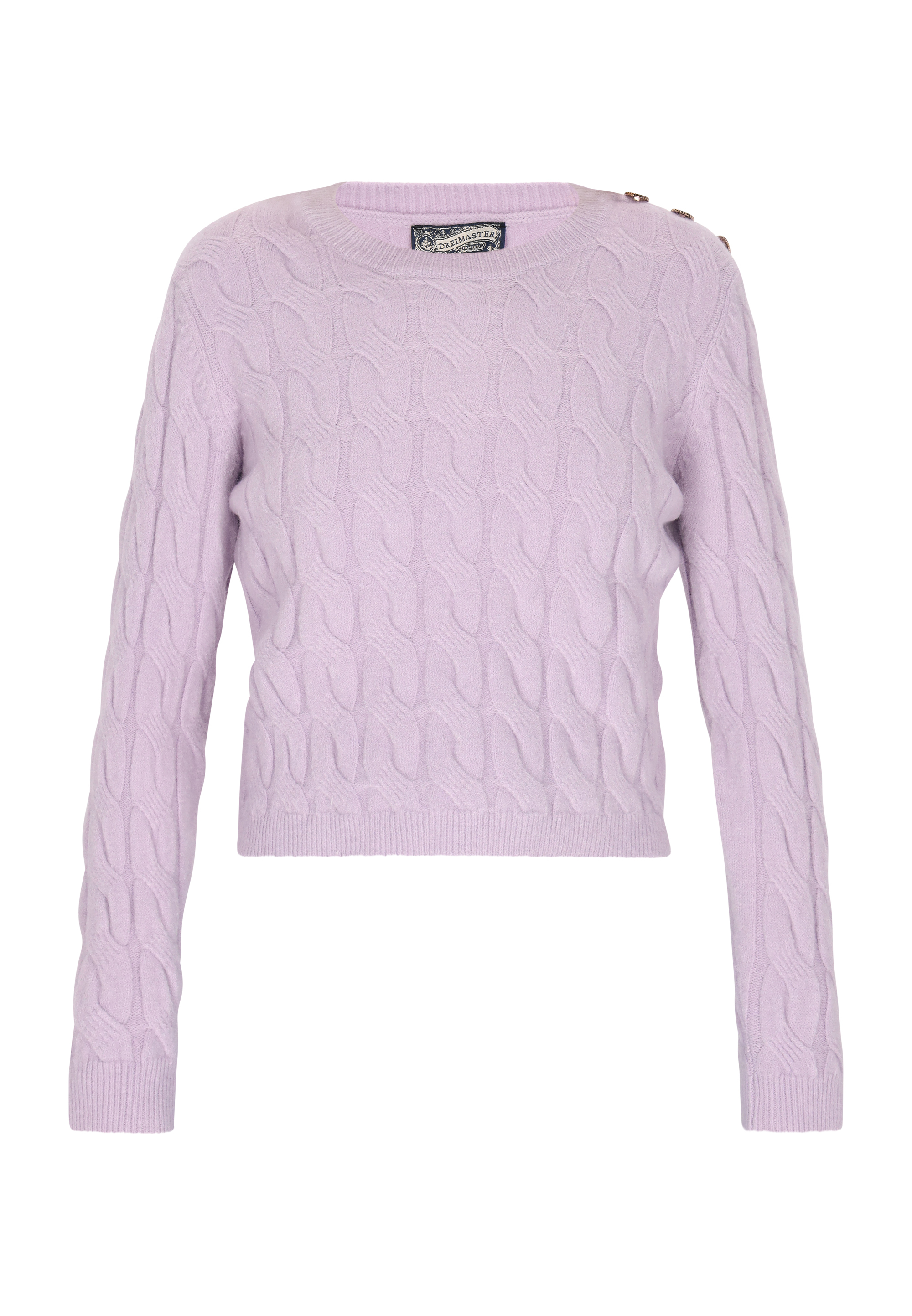 Dreimaster Pullover Damen Lavendel melange Image