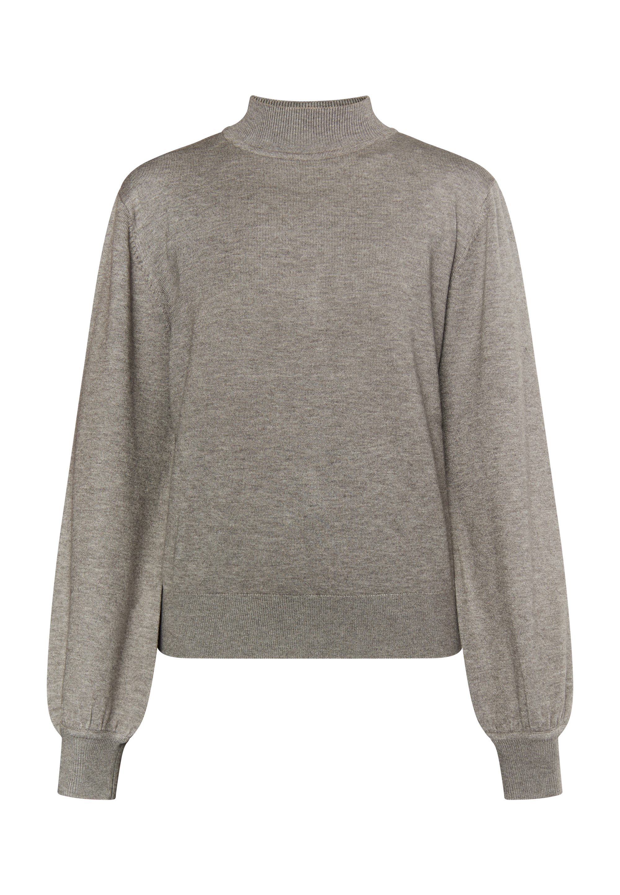 Dreimaster Strickpullover Damen Grau Melange Image