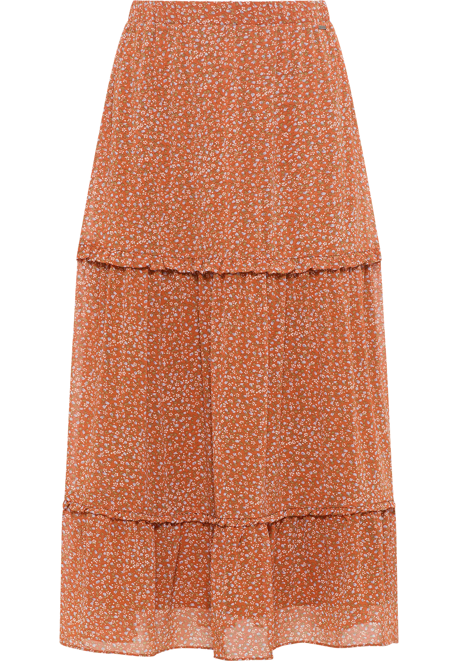 Dreimaster Rock Damen Orange Mehrfarbig Image