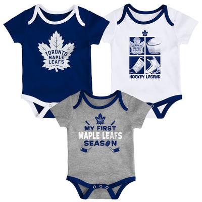 Toronto Maple Leafs Legend 3er-Pack Creeper-Set – Kleinkinder Image