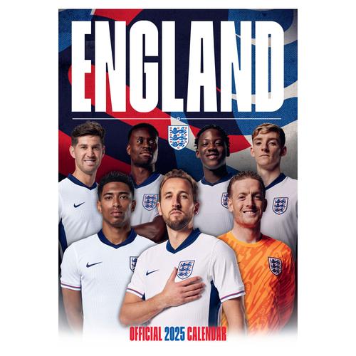 Offizieller England-Kalender 2025 – A3