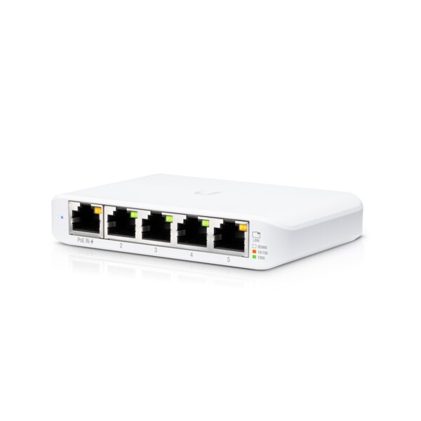Ubiquiti UniFi Switch Flex Mini (5-pack) Managed Gigabit Ethernet (10/100/1000) Power over Ethernet (PoE) Weiß Image