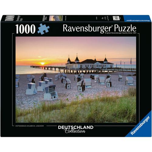 Puzzle RAVENSBURGER ""Deutschland Collection, Ostseebad Ahlbeck, Usedom"" Puzzles bunt Kinder Made in Germany; FSC - schützt Wald weltweit