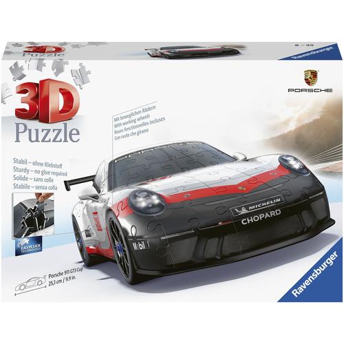 3D-Puzzle RAVENSBURGER ""Porsche 911 GT3 Cup"" Puzzles bunt Kinder Made in Europe; FSC- schützt Wald - weltweit