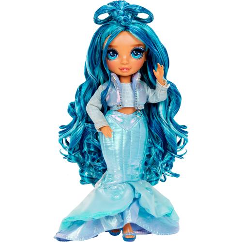 Anziehpuppe RAINBOW HIGH ""Winter Wonderland Doll - Skyler (Blue)"" Puppen blau Kinder