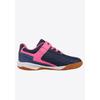 Hallenschuh LOTTO, Gr. 31, blau (navy, fr.pink), Synthetik, Mesh, sportlich, Schuhe, - mit nicht-färbender Sohle