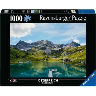 Puzzle RAVENSBURGER "Zürser See in Vorarlberg" Puzzles bunt Kinder Made in Germany; FSC - schützt Wald weltweit