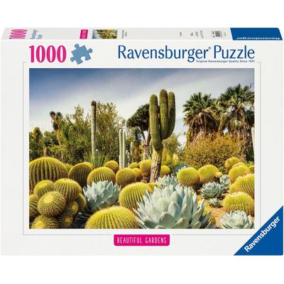 Puzzle RAVENSBURGER "Beautiful Gardens, The Huntington Desert Garden, California, USA" Puzzles bunt Kinder Made in Germany; FSC - schützt Wald weltweit